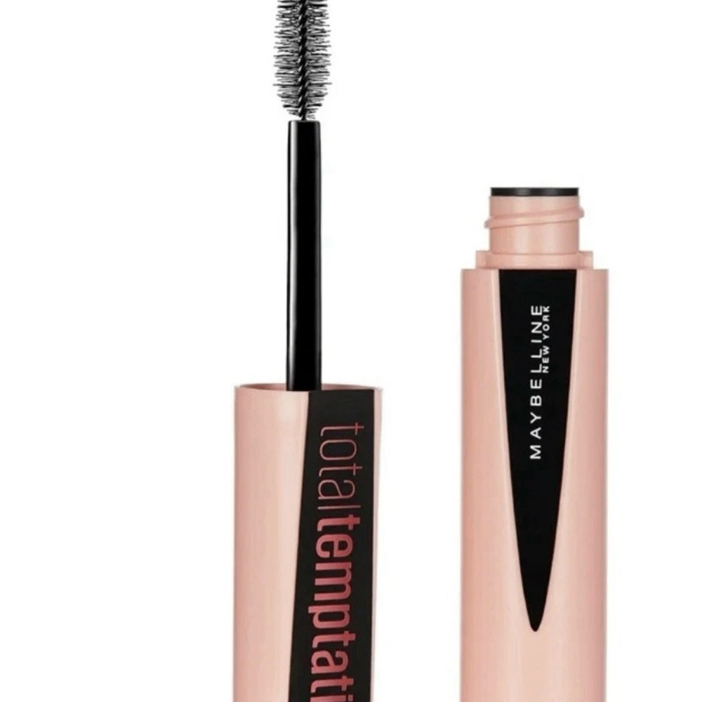 NWT MAYBELLINE Mascara Total Temptation, Blackest Black, 0.27 FL OZ